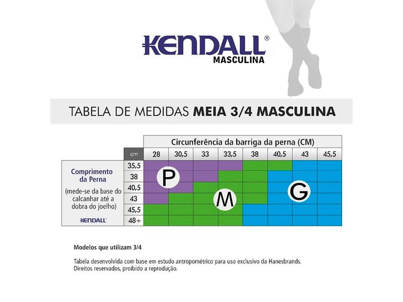 Meia-3-4-Masculina-Kendall-Alta-Compressao--20-30-mmHg--Cor-Marrom-Tamanho-M