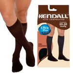 Meia-3-4-Masculina-Kendall-Alta-Compressao--20-30-mmHg--Cor-Marrom-Tamanho-G