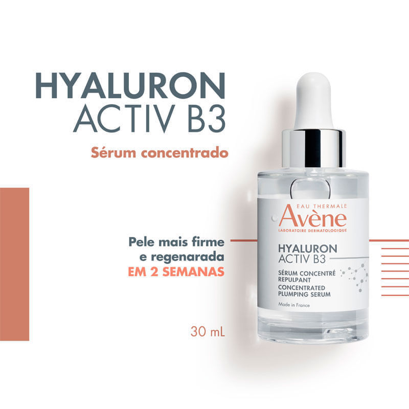 Sérum Facial Concentrado Avène Hyaluron Activ B3 30ml | Farmácia