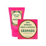 Kit-Bombom-Granado-Pink-Duo-Hidratacao-Para-as-Maos-1-Creme-para-as-Maos-Granado-60g---1-Cera-Nutritiva-Granado-7g