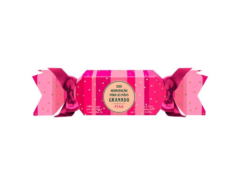 Kit-Bombom-Granado-Pink-Duo-Hidratacao-Para-as-Maos-1-Creme-para-as-Maos-Granado-60g---1-Cera-Nutritiva-Granado-7g