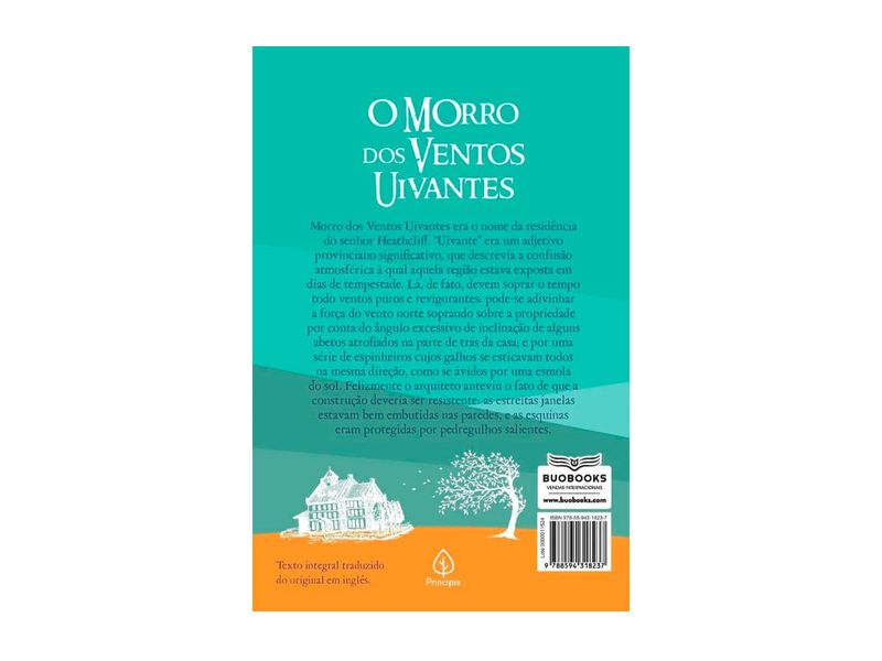 Livro O Morro Dos Ventos Uivantes 1 Unidade