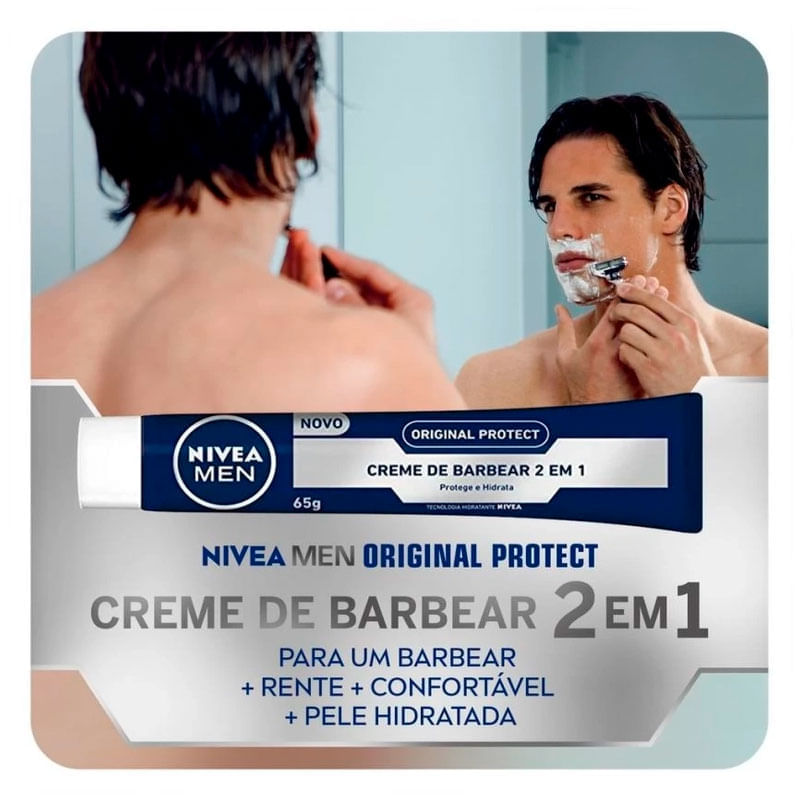 Creme de Barbear Nivea Men Original - Melhor Desconto