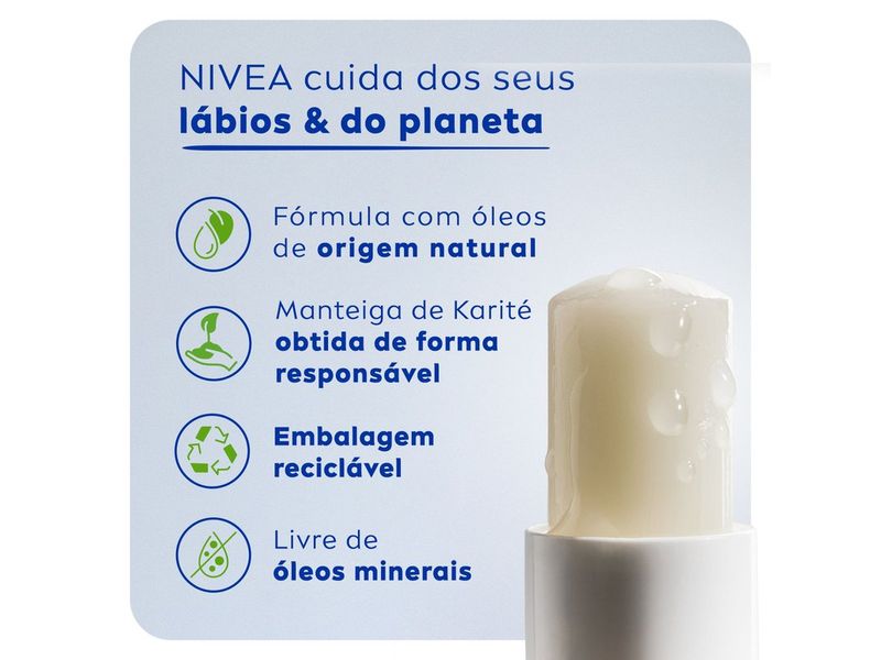 Hidratante Labial Nivea Original Care 4,8g