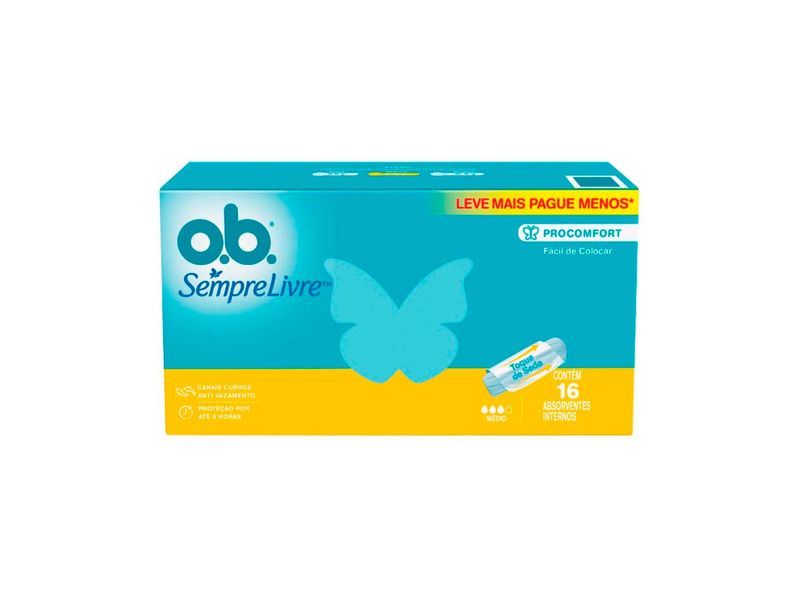 Absorvente-Interno-Sempre-Livre-O.B-Procomfort-Medio-16-Unidades