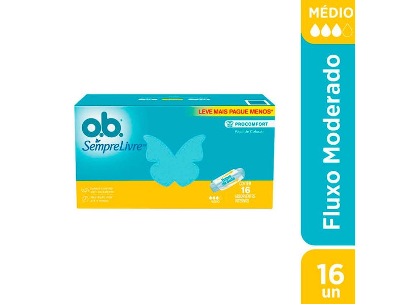 Absorvente-Interno-Sempre-Livre-O.B-Procomfort-Medio-16-Unidades