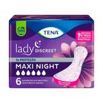 Absorvente-Para-Incontinencia-Urinaria Tena-Lady-Discreet-Maxi-Night-6-Unidades