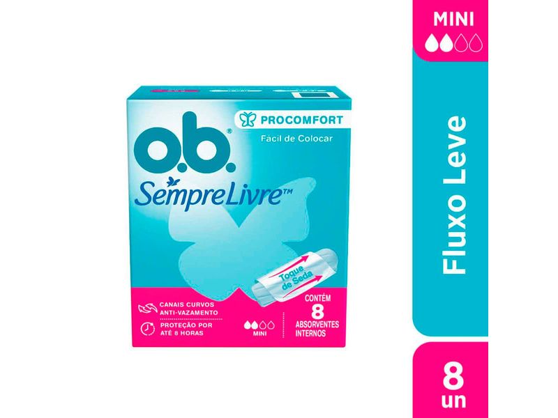Absorvente-Interno-Sempre-Livre-O.B-Procomfort-Mini-8-Unidades