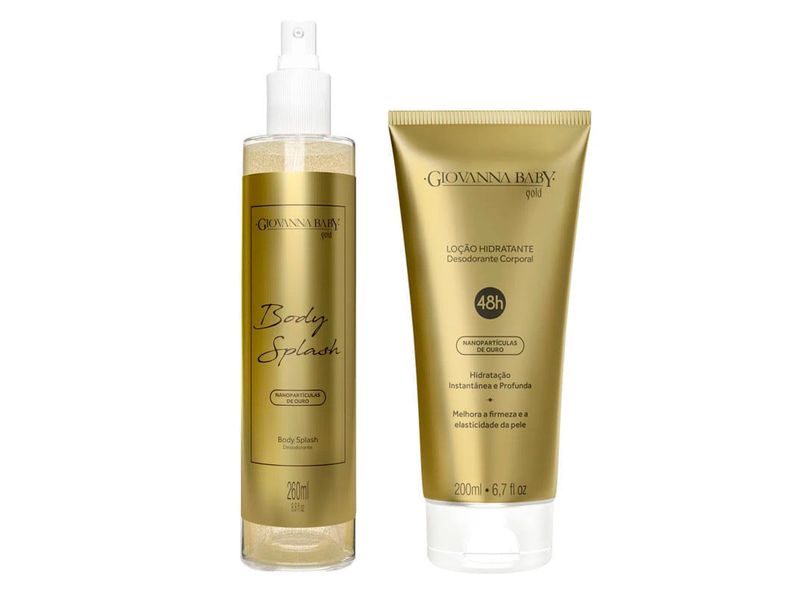 Kit-Desodorante-Giovanna-Baby-Body-Splash-Gold-260ml---Locao-Hidratante-Giovanna-Baby-Gold-200ml