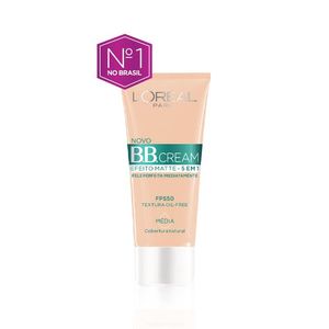 Base BB Cream L'Oréal Efeito Matte 5 em 1 FPS50 Média 30g