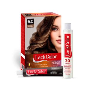 Kit Tintura Lack Color Creme 6.0 Louro Escuro