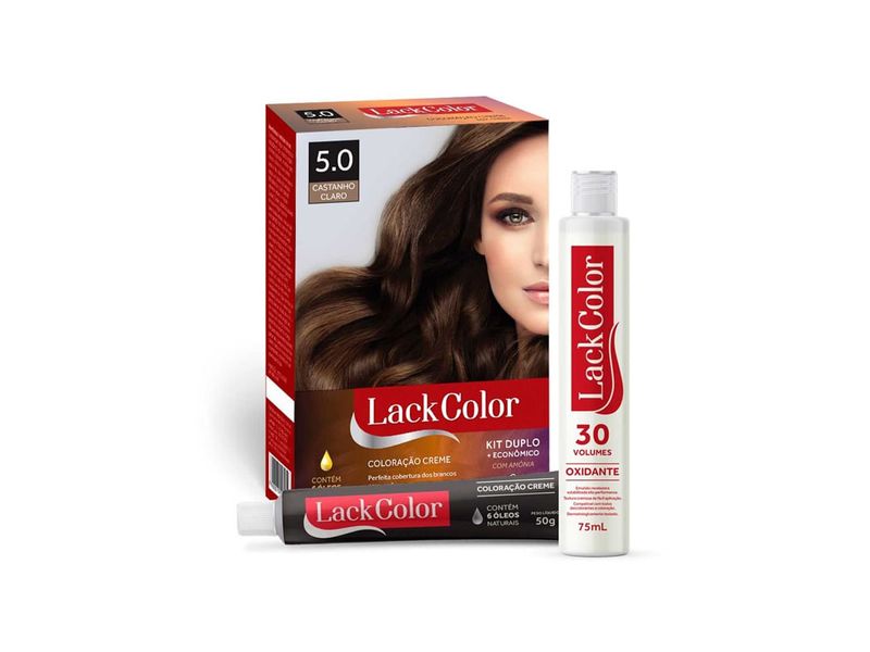 Kit-Tintura-Lack-Color-Creme-5.0-Castanho-Claro