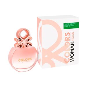 Eau de Toilette Feminino Benetton Colors Woman Rose 50ml