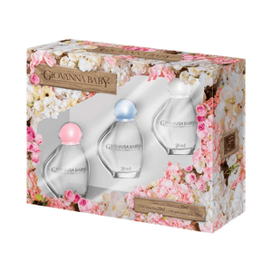 Kit Colônias Giovanna Baby Aromas do Jardim Classic, Blue e Blanc Vanilla 3 Unidades 20ml