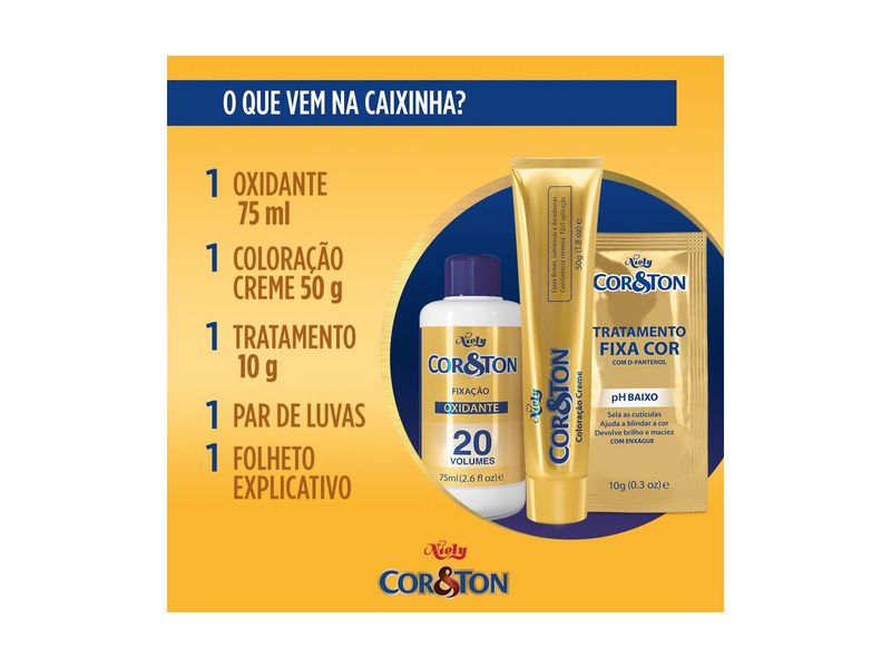Coloração Creme Cor&Ton Louro Escuro 6.0
