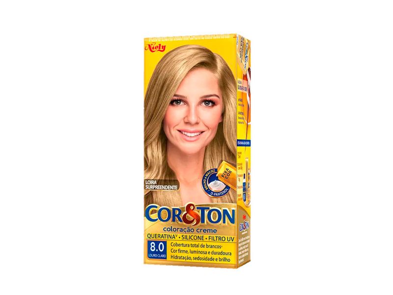 Coloracao-Cor-Ton-Creme-Niely-8.0-Louro-Claro