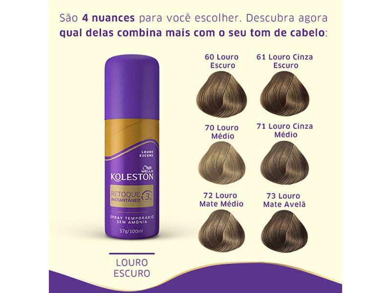 Retoque-Instantaneo-Spray-Koleston-Louro-Escuro-100ml