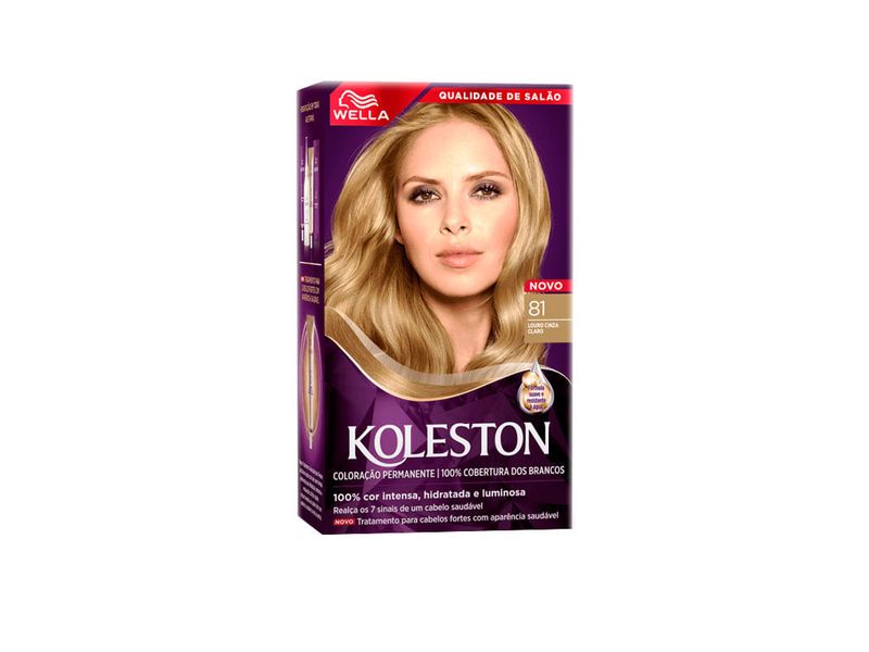 Tinta De Cabelo Koleston Louro Cinza Claro 81 Farmácia Online Drogal 9251