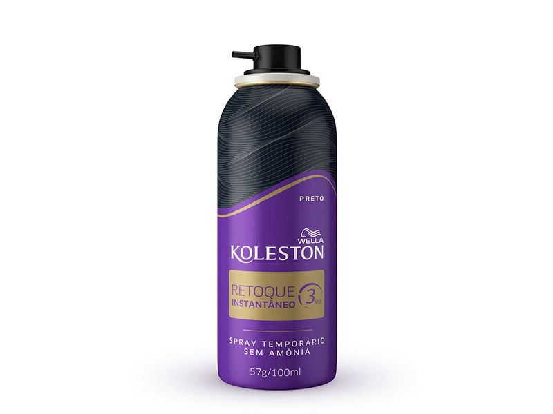 Retoque-Instantaneo-Spray-Koleston-Preto-100ml