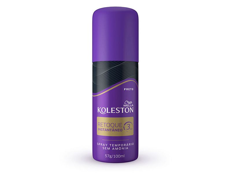 Retoque-Instantaneo-Spray-Koleston-Preto-100ml