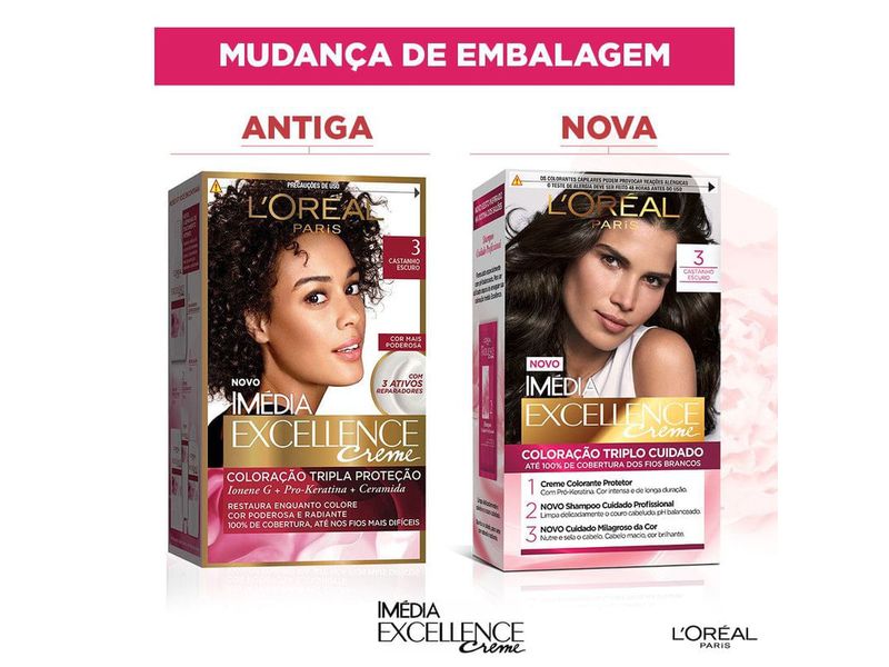 Coloracao-Imedia-Excellence-L-Oreal-Creme-3-Castanho-Escuro