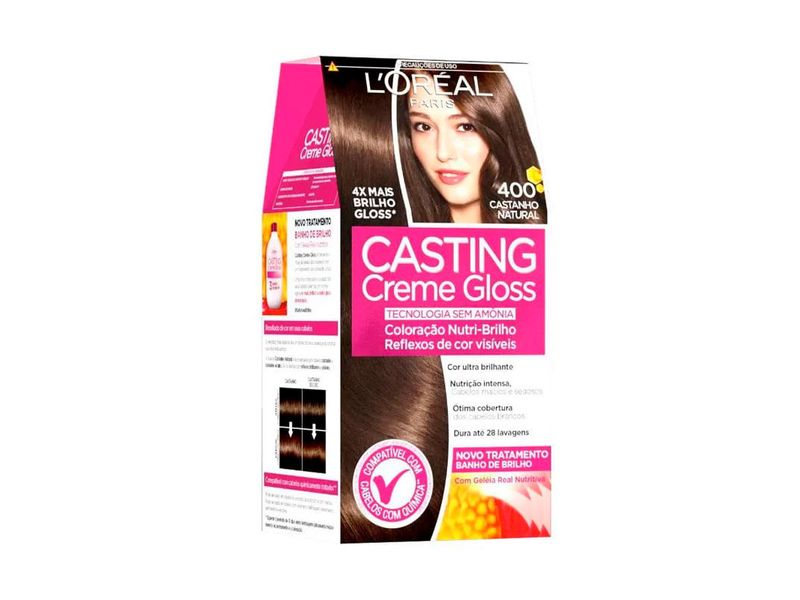 Coloracao-Casting-Creme-Gloss-L-Oreal-400-Castanho-Natural