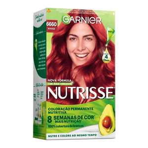 Coloração Nutrisse Creme Garnier 6660 Rouge