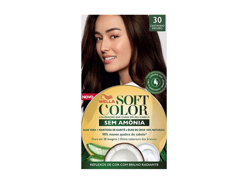 Tintura-Soft-Color-Wella-Sem-Amonia-Castanho-Escuro-30