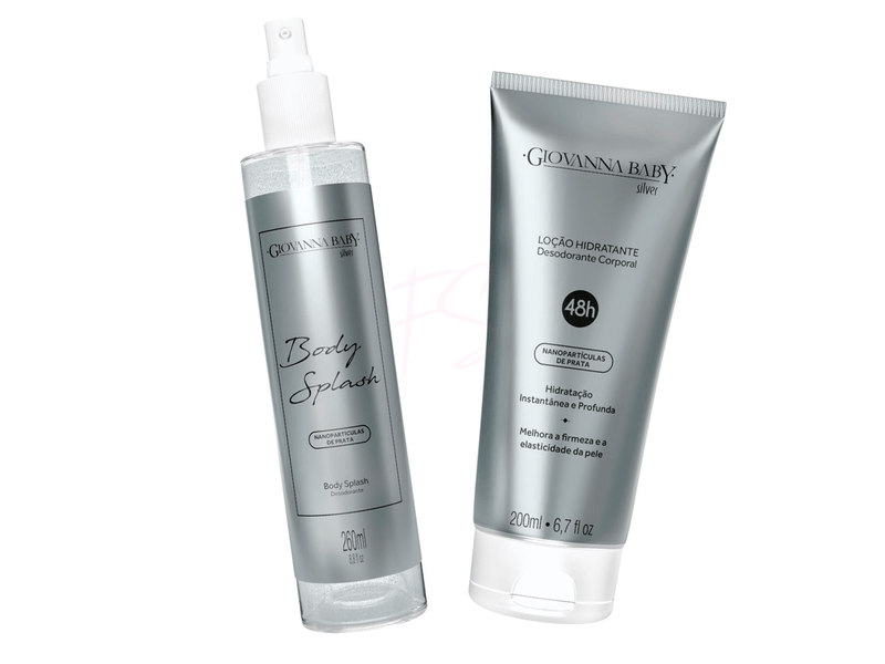 Kit-Desodorante-Giovanna-Baby-Body-Splash-Silver-260ml---Locao-Hidratante-Giovanna-Baby-Silver-200ml