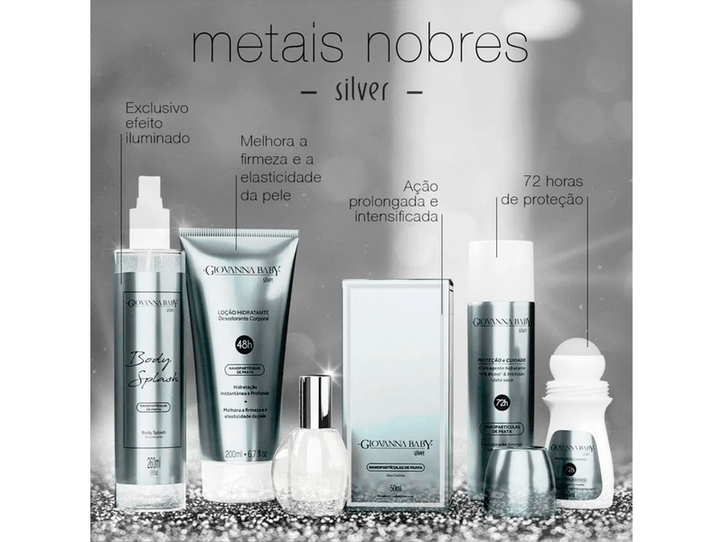 Kit-Desodorante-Giovanna-Baby-Body-Splash-Silver-260ml---Locao-Hidratante-Giovanna-Baby-Silver-200ml