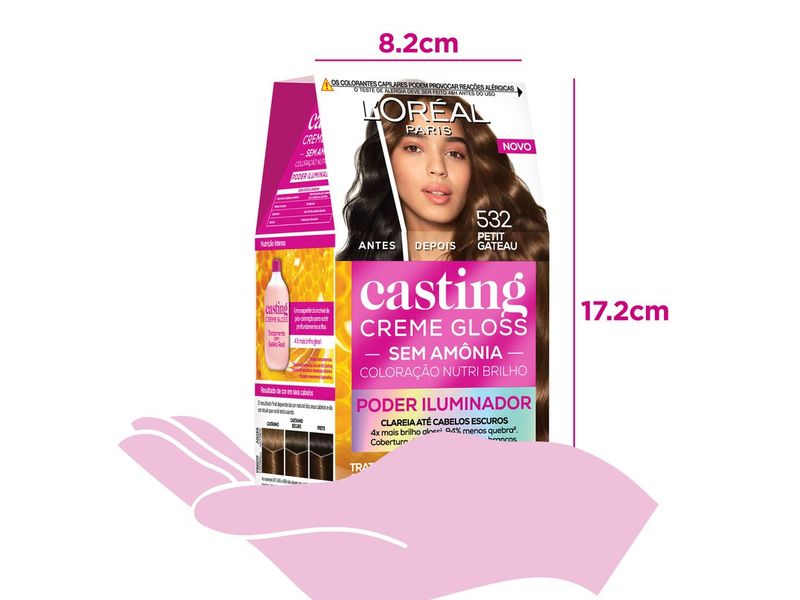 Coloração Casting Creme Gloss L'Oreal 532 Petit Gateau