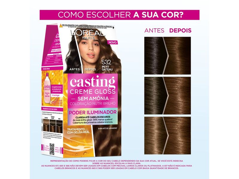 Coloração Casting Creme Gloss L'Oreal 532 Petit Gateau