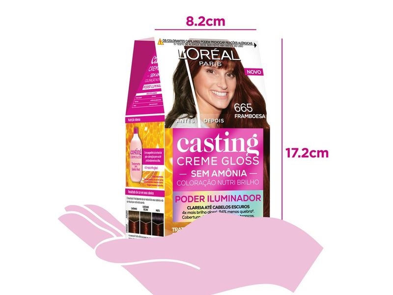 Coloração Casting Creme Gloss L'Oreal 665 Framboesa