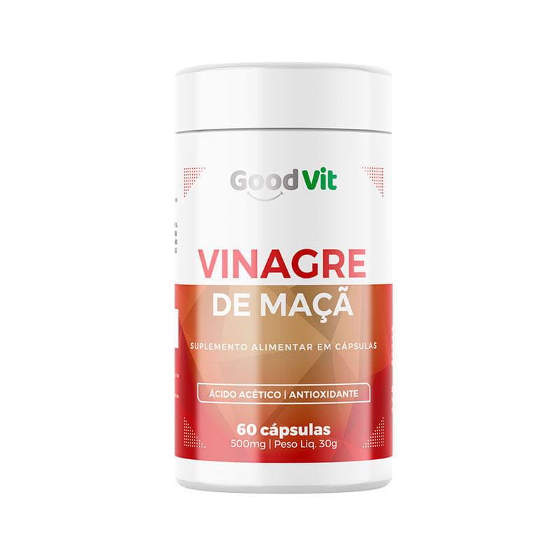 Vinagre de Maçã 500mg C/60 Cápsulas - Good Vit