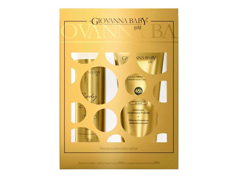 Kit-Desodorante-Giovanna-Baby-Body-Splash-Gold-260ml---Locao-Hidratante-Giovanna-Baby-Gold-200ml