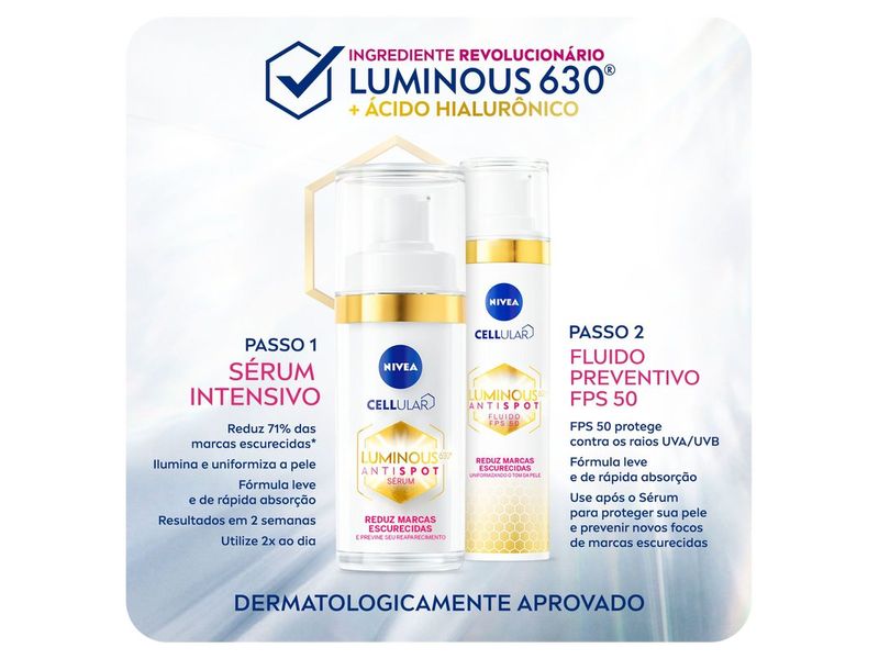 kit-serum-intensivo-30ml--fluido-preventivo-fps50-com-acido-hialuronico-nivea-cellular-luminous-630-antispot-40m