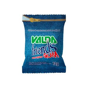 Goma de Mascar Valda Friends Gum Sabor Mentol Eucaliptol 12g