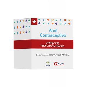 Exelring Etonogestrel 0,120mg + Etinilestradiol 0,015mg 1 Sachê Com 1 Anel Vaginal
