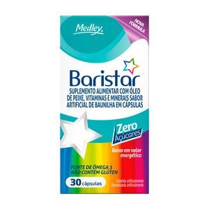 Suplemento Alimentar Baristar Zero Açúcar Sabor Baunilha 30 Cápsulas Moles