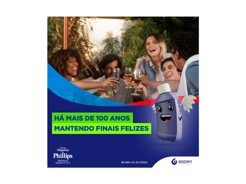 Leite de Magnésia Phillips Sabor Tradicional 350ml