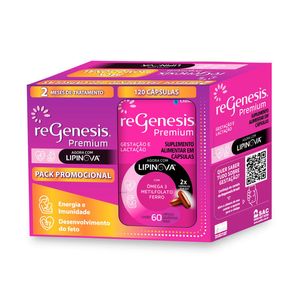 Suplemento Alimentar Regenesis Premium Lipinova 120 Cápsulas Gelatinosas Moles