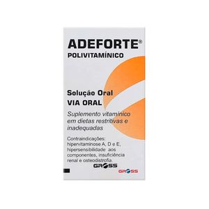 Suplemento Vitamínico Adeforte Solução Oral Ampola 3ml