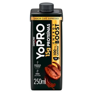 Bebida Láctea YoPRO Danone Sabor Café Expresso 250ml