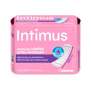 Protetor Diário Intimus Longo Extra Proteção 48 Unidades