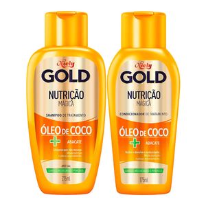 Kit Shampoo Niely Gold Nutrição Mágica 275ml + Condicionador Nutrição Mágica 175ml