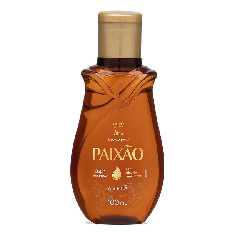 Óleo Paixão Avelã 100ml: corpo, fragrância, Preço - Drogal