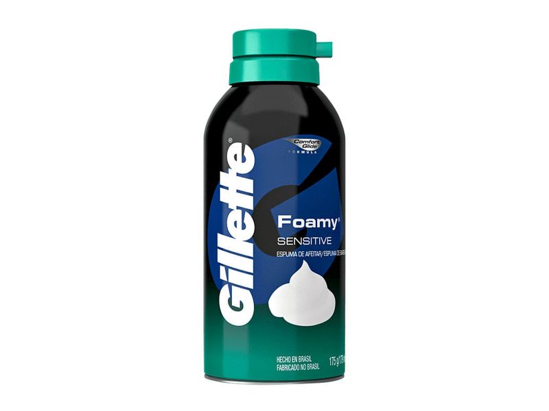 espuma-de-barbear-gillette-foamy-sensitive-175g-farmacia-online-drogal
