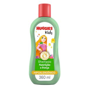 Shampoo Huggies Kids Rapunzel Nutrição e Força 360ml