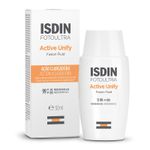 protetor-solar-e-clareador-facial-isdin-active-unify-sem-cor-fps99-fusion-fluid-50ml-farmacia-online-drogal
