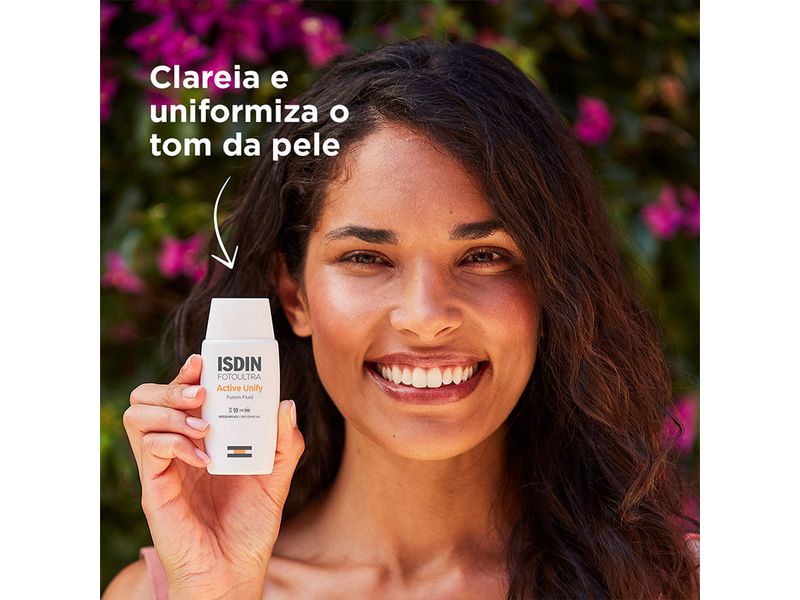 protetor-solar-e-clareador-facial-isdin-active-unify-sem-cor-fps99-fusion-fluid-50ml-farmacia-online-drogal